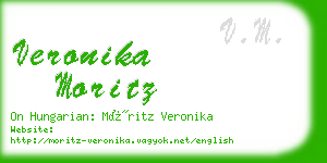 veronika moritz business card